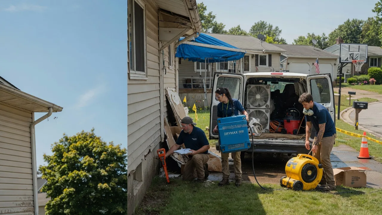 Ceiling Leak Cleanup in Dyersville, IA near me