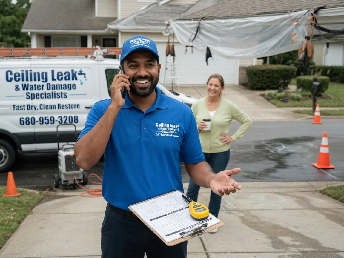 Ceiling Leak Cleanup Dyersville, IA FAQs